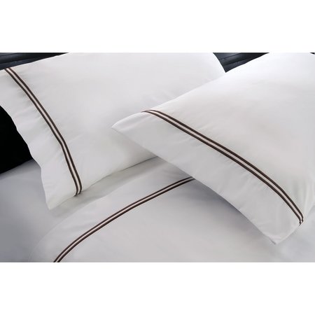 HOTEL SUITE 1200 Thread Count Sheet Set (4pc), Chocolate, King 653415